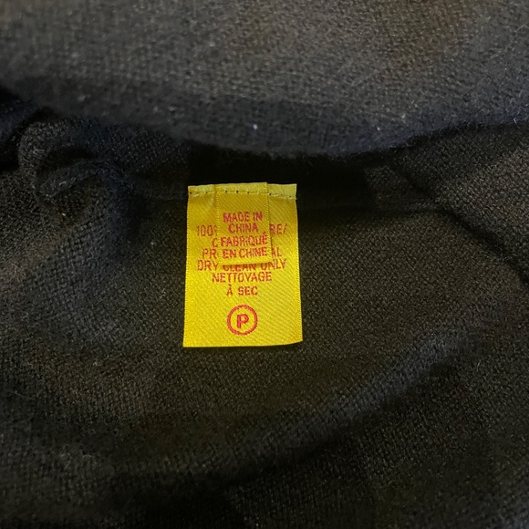 Catherine Malandrino 100% Cashmere Black Sweater Dress - Picture 8 of 8